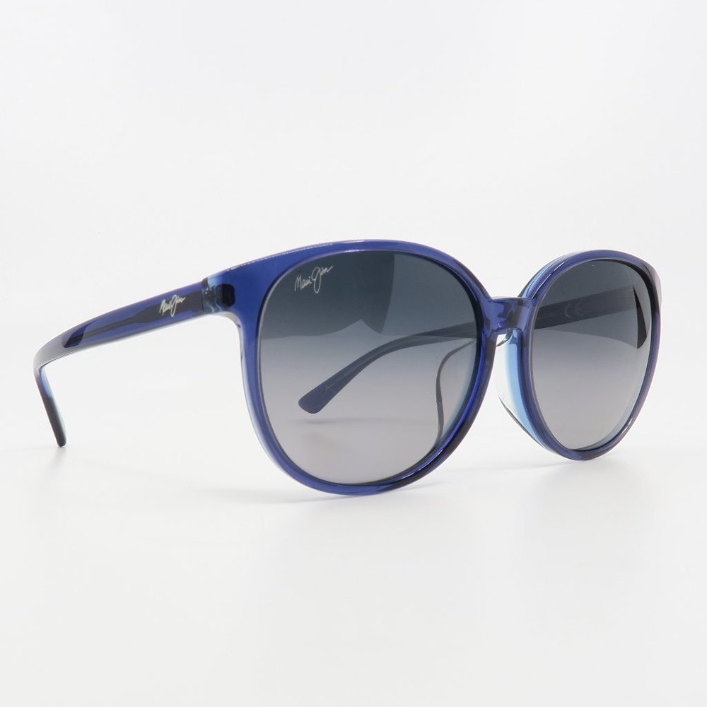 Maui Jim MJ796-08D WATER LILY Blue/Blue Polarized Sunglasses Pre-owned - Picture 3 of 6